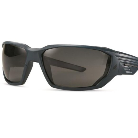 Edge Eyewear Tactical Dawson Blue Frame Smoke Vapor Shield Shooting Glasses, New - Picture 1 of 1
